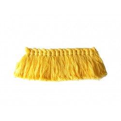 Yellow 100% Cotton Brush Fringe
