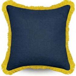 Yellow 100% Cotton Brush Fringe