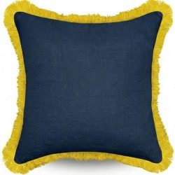 Yellow 100% Cotton Brush Fringe