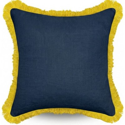 Yellow 100% Cotton Brush Fringe