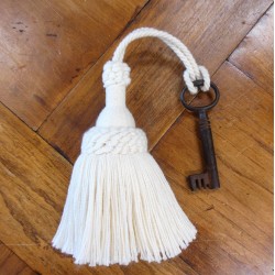 Cotton Key Tassel - Natural 