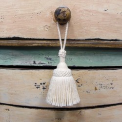 Cotton Key Tassel - Natural 