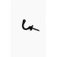 Hardware Tieback Hook Black – 40mm