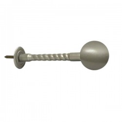 Stem & Ball Curtain Holdback - Champagne