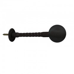 Stem & Ball Curtain Holdback - Iron Bark