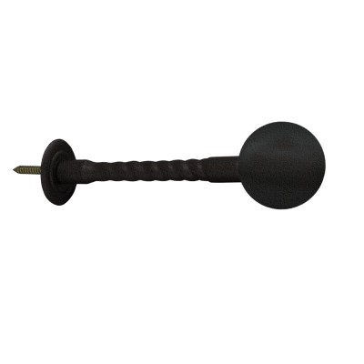 Stem & Ball Curtain Holdback - Iron Bark