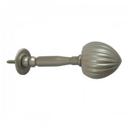 Fluted Acorn Curtain Holdback - Champagne