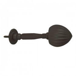 Fluted Acorn Curtain Holdback - Jamaican Chocolate 