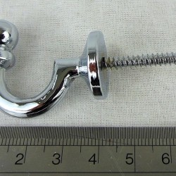 Tieback  Hook Chrome -40MM