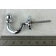 Tieback Hook Nickel Matt - 35MM