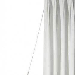Tassel Pull Cord 1250mm - White/Silver