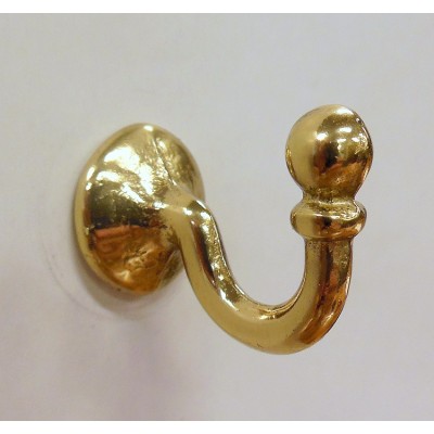 Tieback  Hook Brass - 30MM