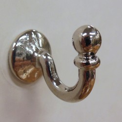 Tieback  Hook Chrome - 30MM