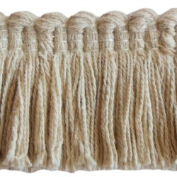 Ruche Fringe - Cotton/Linen Mix