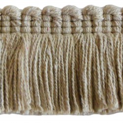Ruche Fringe - Linen