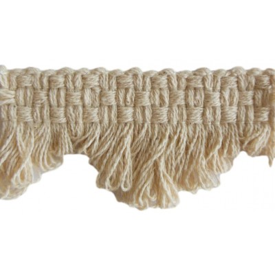 Fan Edge Fringe Trim - Natural