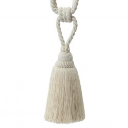 Curtain Tassel Tieback - Natural Cotton