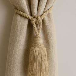 Curtain Tassel Tieback - Linen