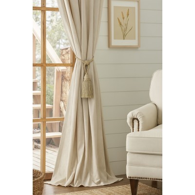Curtain Tassel Tieback - Linen