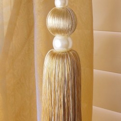 Single Tassel Tieback - Light & Dark Gold