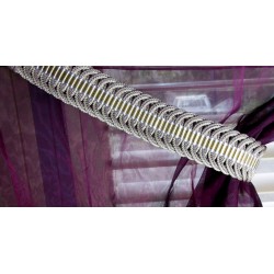 Curtain Holdback - Lavender, Soft Gold & Silver