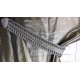Curtain Holdback - Chocolate & Silver
