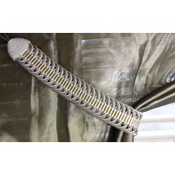 Curtain Holdback - Taupe & Cream