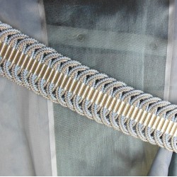 Curtain Holdbacks - Blue & Taupe