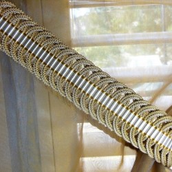 Curtain Holdback - Light & Dark Gold