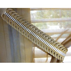 Curtain Holdback - Light & Dark Gold