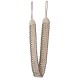 Curtain Holdback - Taupe & Cream