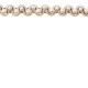 Braid with Pearls - Lavender, Soft Gold & Silver