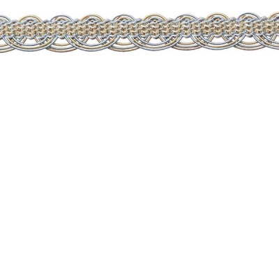 Galon Braid - Blue & Taupe