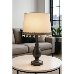 Pearl Fringe Trim - Grey, Silver & Cream