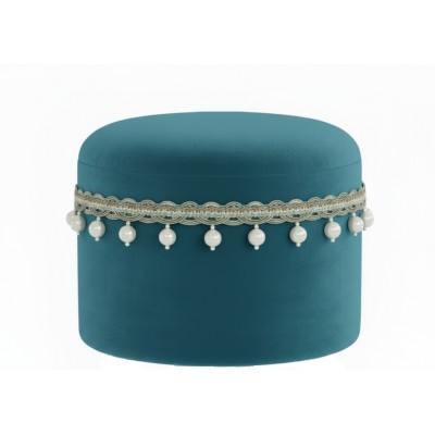 Pearl Fringe Trim - Turquoise