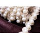 Braid with Pearls - Taupe & Cream