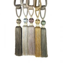 Single Tassel Tieback - 9 colours