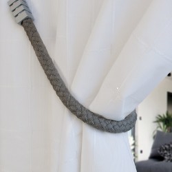 Magnetic Plaited Rope - Grey