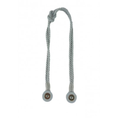 Fluted Knot Lurex - Grey/Silver