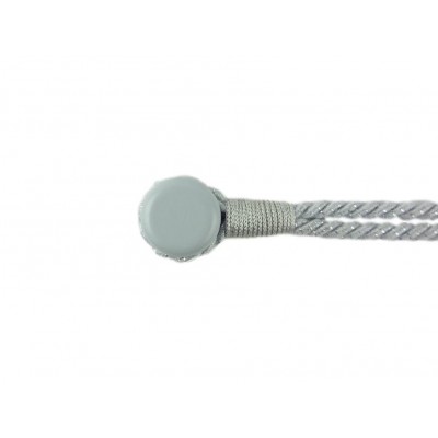 Fluted Knot Lurex - Grey /Silver