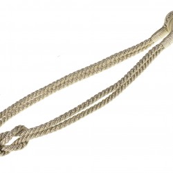Fluted Knot Lurex - Cream/Gold