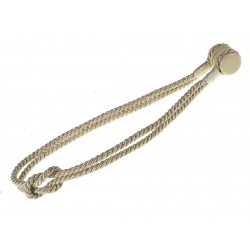 Fluted Knot Lurex - Cream/Gold