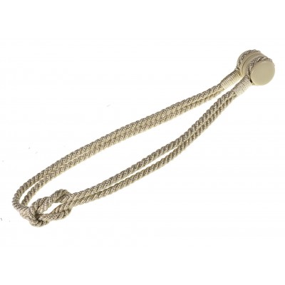 Fluted Knot Lurex - Cream/Gold