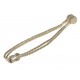 Fluted Knot Lurex - Cream/Gold