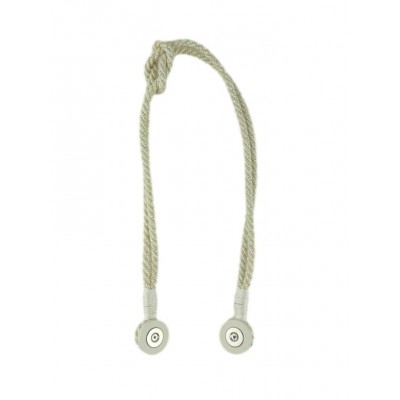 Fluted Knot Lurex - White/Silver