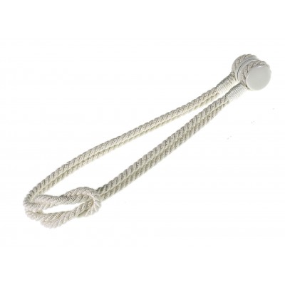 Fluted Knot Lurex - White/Silver