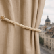 Magnetic Weaved Rope Tieback - Natural