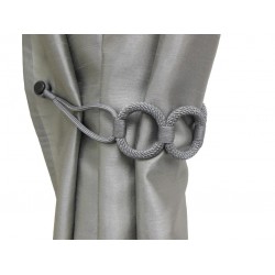 Magnetic La Corona Curtain Tieback - Grey