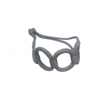 Magnetic La Corona Curtain Tieback - Silver