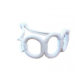 Magnetic La Corona Curtain Tieback - White